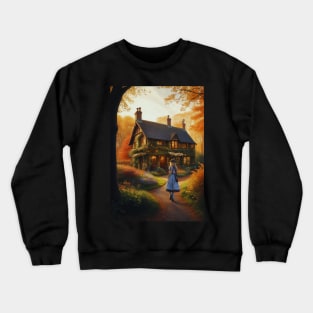 Autumn Cottage Retreat Crewneck Sweatshirt